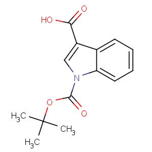1-(叔丁氧羰基)-1h-吲哚-3-甲酸产品图片